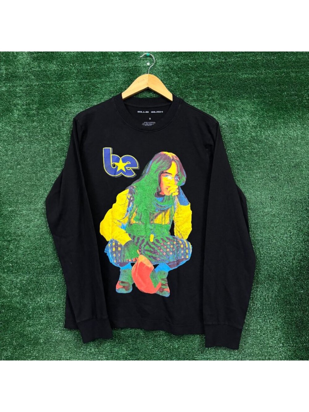 Billie Eilish Hit Me Hard and Soft The Tour LS Shirt Size Small